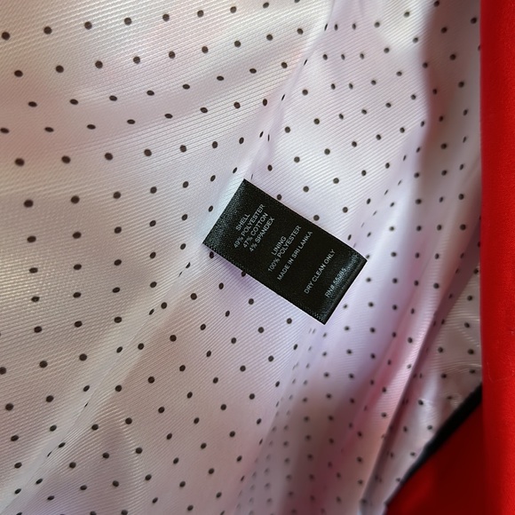 Express Notch Collar One Button Blazer - Red - 0 - Picture 12 of 16